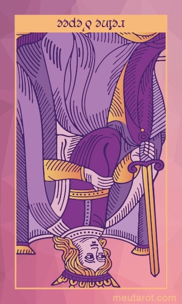 Rainha de Espadas Invertida