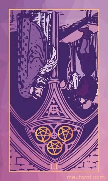 Three of Pentacles Reversed