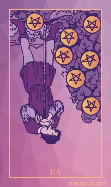 Seven of Pentacles Reversed