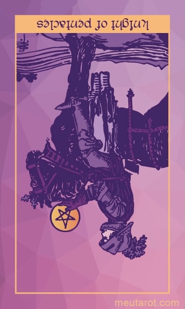 Knight of Pentacles Reversed